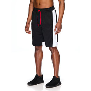 Shorts d'entraînement de gymnastique pour hommes nouveau Design été motif solide survêtement coupe ample 95% Polyester 5% Spandex Basketball Shorts - Product Image 2