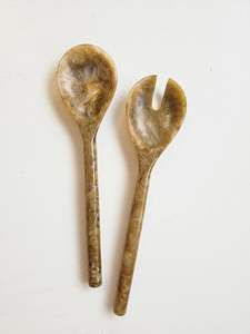 Prix de gros Cuillères à café et à dessert en résine époxy faites à la main Couverts décoratifs pour la cuisine et la décoration de table - Product Image 4