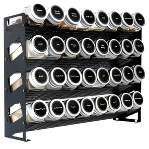 Nouveaux porte-épices modernes en métal pour la cuisine, pour le stockage des bouteilles de vin, étagères à épices pour armoire, nouvel arrivage - Product Image 6