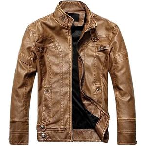Fashion Wear Black Jacket Designer 2025 Customizable Men's Leather Jackets Breathable High Quality Material Men Leather Jackets - Product Image 6