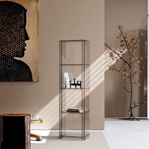 Trong suốt Acrylic nhiều lớp kệ sách phòng khách Acrylic hiển thị giá kệ có thể tự do đặt chậu cây và đồ trang trí - Product Image 3