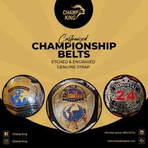 Cinturones de campeonato personalizados Trofeos Medallas y premios El símbolo definitivo de Victoria y excelencia Cinturones de Campeonato - Product Image 2