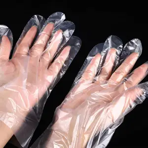 Best Price Wholesale Water Oil Proof Durable Elasticity Non Leakage Material TPE Disposable Gloves with Touch Screen Function