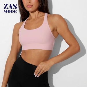 Nouvel Arrivage – Soutien-gorge de Sport Personnalisé à Marque Privée pour Femme, Bretelles Croisées, Sans Coutures, Extensible Bidirectionnel, Yoga, Gym, Fitness, Coupe Courte - Product Image 1