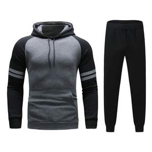 Trajes Deportivos Personalizados para Hombre en Oferta, Sudadera de Algodón con Lavado Ácido, Pantalones Deportivos de Dos Piezas - Product Image 1