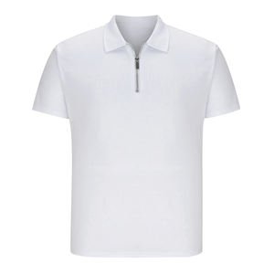 Unisex 100% Cotton Custom Logo Breathable Polo <b>Shirt</b> <b>Long</b> <b>Sleeve</b> Casual Sport <b>Golf</b> Work with Solid Pattern Jersey Zipper Polo - Product Image 4