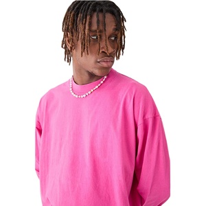 High Quality 100% Cotton Men's <b>Long</b> <b>Sleeve</b> <b>Shirts</b> Breathable Slim Fit <b>with</b> <b>Button</b> Neck Formal Knitted Style Wholesale Price - Product Image 2