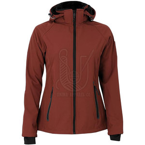 Chaqueta de Invierno Softshell para Mujer, Diseño Nuevo, Color Sólido - Product Image 1