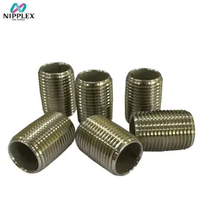 1/8'' - 4'' Stainless steel close nipples NPT thread pipe fittings with good quality.