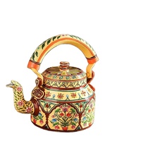 Théière nouveau Design imprimé à la main Design tendance à la mode fabricant indien et exportateurs de bouilloire