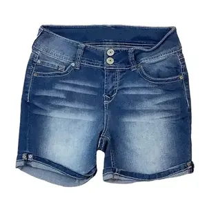 Summer <b>Shorts</b> Bale Zipper Fly Pockets Frayed Raw <b>Ripped</b> <b>Denim</b> <b>Short</b> Jeans for Women - Product Image 6