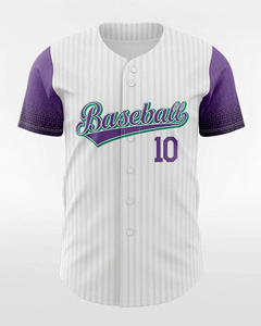 Conjunto de Jersey de béisbol sublimado personalizado-Tejido de poliéster transpirable - Product Image 1