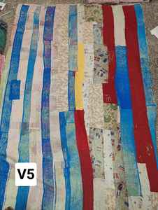 Cosido a mano 100% algodón hecho a mano Reversible Kantha sostenible Kantha tradicional Vintage hecho a mano Boho Chic Kantha - Product Image 3