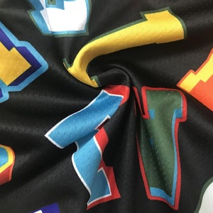 Cintura elástica cómoda de alta calidad Pantalones cortos de gimnasio de malla impresa Logotipo personalizado Pantalones cortos de malla de baloncesto de sublimación transpirable para hombres - Product Image 6