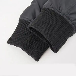 Chaquetas de bombardero con estampado bordado Unisex para hombre, chaqueta con cremallera, ropa de calle informal, chaqueta cálida para hombres, tarifa de venta al por mayor con servicio OEM - Product Image 5