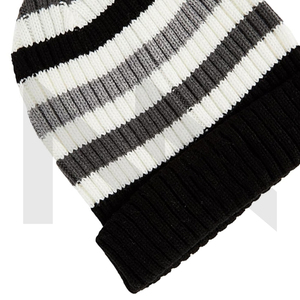 Gorro de lana ligero 2025 para hombre, estampado personalizado y gorro de punto cálido de invierno multicolor - Product Image 5