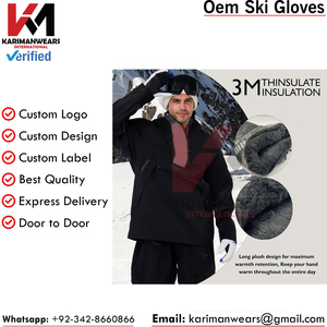 ถุงมือสกีกันน้ำระบายอากาศได้ดี ทนทานต่อสภาพอากาศหนาวจัด สวมใส่สบาย ใช้งานได้หลากหลาย ออกแบบมาสำหรับผู้ชาย ผู้หญิง ผู้ปกครอง และเด็ก - Product Image 5
