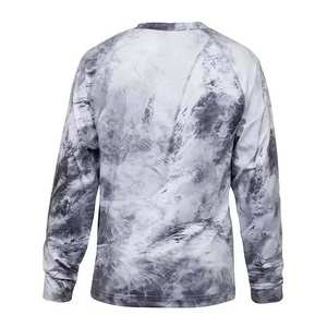 เสื้อกีฬาโพลีเอสเตอร์ UPF 50 + ป้องกันแสงแดดเสื้อตกปลาพิมพ์ซับลิเมชัน - Product Image 4