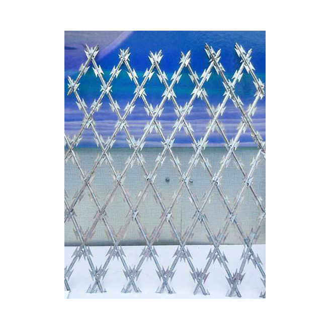 Factory-Direct Stainless Steel Wire Diamond Hole Welded Razor Mesh Fencing Fresh Stock Ready to Ship