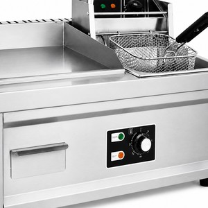 Commercial Electric Griddle Fryer Combo Countertop for Restaurant Equipment Dealer Wholesale Export - Product Image 1