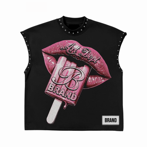 Offre Spéciale Streetwear débardeur hommes femmes chemise sans manches été décontracté mode Muscle t-shirt Logo personnalisé OEM ODM vente en gros - Product Image 5