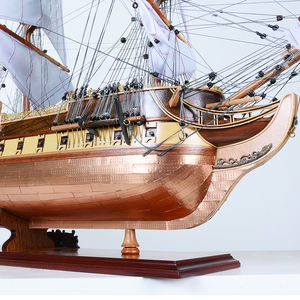 HMS Victory Wood modelo L80 velas rectas con fondo de cobre hecho a mano cedro arte artesanía suministro para decoración del hogar artículos de regalo pintados - Product Image 4