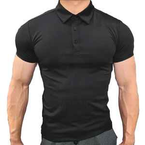 Camiseta Deportiva de Golf para Hombre, Personalizada, de Alta Calidad, Sólida, Transpirable, de Algodón/Fibra de Bambú, para Verano, Informal - Product Image 2