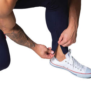 Pantalones de chándal ajustados para hombre, pantalones deportivos ajustados, lo último en venta personalizada - Product Image 4