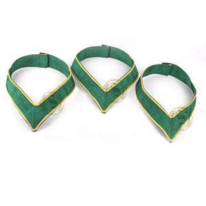 High Quality Customized Mason Regalia Collars Elegant Lace Design Sew-On Badges for Bag Decoration <b>Fabric</b> Material - Product Image 4