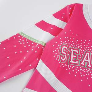 Nouvelle arrivée d'uniforme de pom-pom girl pour femmes fabriqué en usine dernier style réversible d'uniforme de pom-pom girl sans manches pour femmes - Product Image 3