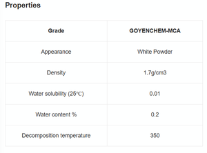 GOYENCHEM-MCA mélamine cyanurate ignifuge - Product Image 3