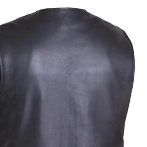 เสื้อกั๊กหนังผู้ชายคุณภาพสูงสำหรับฤดูหนาว ดีไซน์หลายกระเป๋า สไตล์สตรีทแวร์ แบบคาร์โก้ - Product Image 4