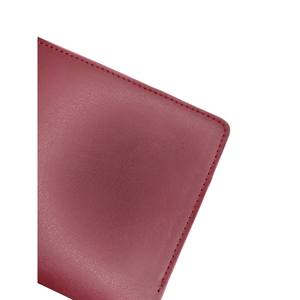 กระเป๋าสตางค์ยาวหนังแท้คุณภาพสูงสำหรับผู้หญิงมีที่ใส่บัตรสีชมพูทันสมัยสำหรับผู้หญิงพร้อมที่ยึดอุปกรณ์กระจก - Product Image 3