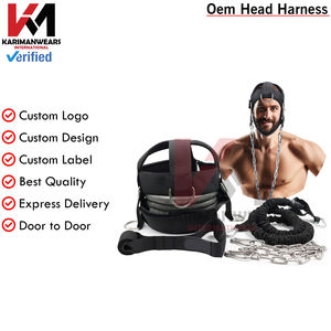 เหล็กคุณภาพสูงและสายรัดศีรษะสำหรับออกกำลังกายในยิม ยกน้ำหนักและเพาเวอร์ลิฟติ้ง วัสดุผ้าฝ้าย/ไนลอน สำหรับการออกกำลังกาย - Product Image 2