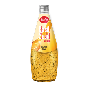 เครื่องดื่มเมล็ดเจียธรรมชาติเมล็ดโหระพาในขวดแก้วรสสับปะรดและสตรอเบอร์รี่น้ำซุปข้นฉลากส่วนตัวได้รับการยอมรับ - Product Image 4
