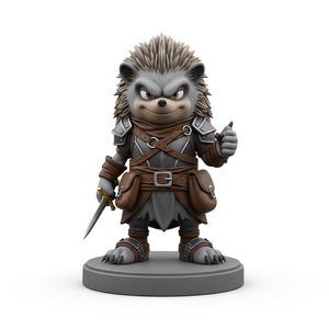Figurine de hérisson en résine PVC sur mesure, modèle de figurine, ornement de bureau, figurines - Product Image 3