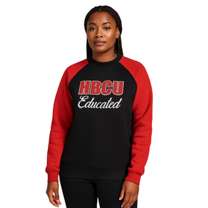 Sudadera con Mangas Raglán y Bordado Chenille de la Hermandad Griega Delta Divine Nine, Estilo Universitario, para Estudiantes Negros de HBCU - Product Image 1