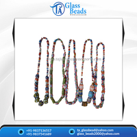 Fabricant et exportateur indien de bijoux de mode d'excellente qualité colliers de perles de verre fabriqués à la main pour les femmes
