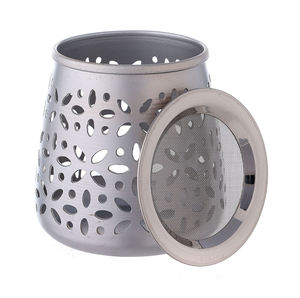 Venta al por mayor quemador de incienso moderno nuevo diseño más vendido metal hierro Bakhooor quemador red tamaño personalizable forma difusor - Product Image 2