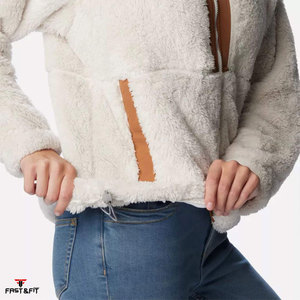 เสื้อแจ็คเก็ตมีซิปผ้าฟลีซระบายอากาศลายพรางของผู้หญิงเสื้อแจ็คเก็ตมีสไตล์ปรับแต่งได้สำหรับฤดูหนาว - Product Image 6