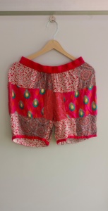 Pantalones cortos de Yoga de cintura alta Unisex, 2 bolsillos, súper cómodos, de lona, con cordón, transpirables, pantalones cortos calientes de retazos para uso en exteriores - Product Image 2