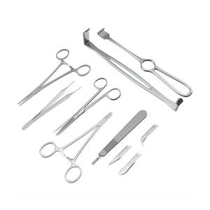 Ensemble de 7 instruments chirurgicaux manuels en acier inoxydable, kit chirurgical certifié CE, utilisation hospitalière, garantie 1 an par SurgiRight - Product Image 6