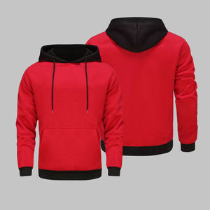 Fabrication sur mesure, design personnalisé, vente chaude d'automne, sweat-shirts à capuche pour hommes, décontractés, 100% coton, poche, coupe régulière, sweat-shirts à capuche unis - Product Image 4