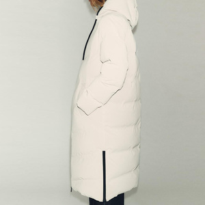 Vestes isolantes thermiques pour les climats froids col haut/capuche à cordon réglable manches longues fermeture éclair avant respirant - Product Image 6