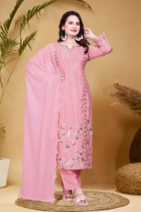 Vestido de novia vintage indio pakistaní largo Kurta Bottom Dupatta conjunto estilo Bollywood Lehenga Choli para fiestas - Product Image 2