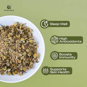 Flower Tea Organic Chamomile Tea 10 Teabags Suwirun brand Naturally Caffeine-Free No <b>Sugar</b> & <b>Preservatives</b> Healthy Beverage - Product Image 2