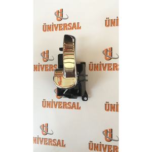 Poignée de porte intérieure avant gauche chromée 80671-4x02b Nissan Navara 06-14 Compatible Garantie de 2 ans Origine TR - Product Image 1