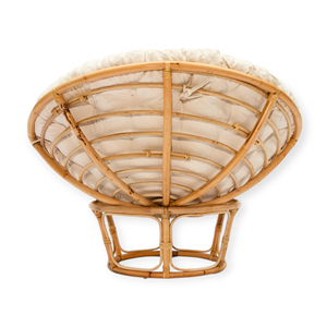 Silla Papasan de Ratán para Sala de Estar, Hecha a Mano en Indonesia - Product Image 4
