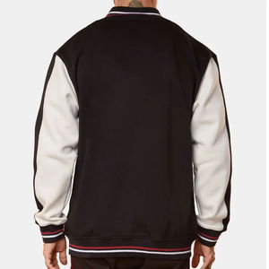 OEM ODM Servicio Fabricante de Pakistán Hombres Lettermen Jacket Factory Outlet Precio bajo Active Wear Hombres Varsity Jacket - Product Image 3
