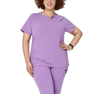 Vêtements d'hôpital pour femmes en gros directement du fabricant, logo personnalisé, tailles plus grandes, ensembles d'uniformes d'infirmière, ensembles chirurgicaux en spandex - Product Image 6